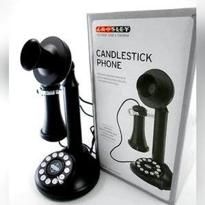 CROSLEY Candlestick Corded Telephone Phone Classic Model CR64 NEW!